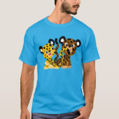 Niedlicher Flirtatisches Cartoon Jaguars T - Shirt (Vorderseite)