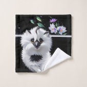 Niedlicher Floor Badhandtuch Set (Waschlappen)