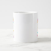 Niedlicher Flora Llama Jumbo-Tasse (Vorderseite)