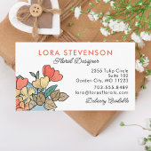 Niedlicher Florist-Designer Visitenkarte