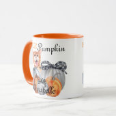 Niedlicher Flüchtige Blick ein Boo Orange Cat Hall Tasse (Vorderseite Links)