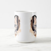 NIEDLICHER FLUFFY CALICO KITTEN-GESICHT KAFFEETASSE (Mittel)