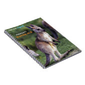 Niedlicher Fluffy Kangaroo Notizblock (Rechte Seite)