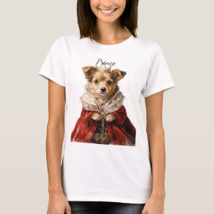 NIEDLICHER FLUFFY-PUPPY-HUND, IN REGALROBEN GEHALT T-Shirt