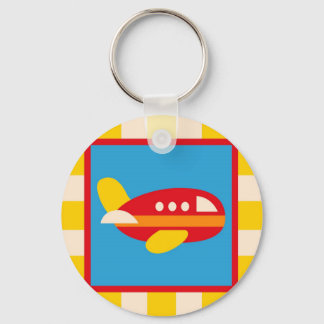 Niedlicher Flugzeugtransport Thema Kindergeschenke Schlüsselanhänger