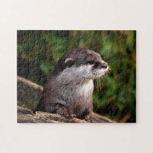 Niedlicher Fluss Otter, Jigsaw Puzzle (Horizontal)