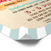 Niedlicher Flyer zum Thema Polizei Poster (Ecke)