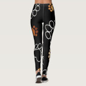 Niedlicher Foot Prinz für Hunde Leggings (Rückseite)