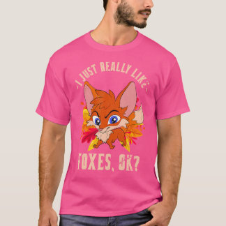 Niedlicher Forest Nature Animal Fox Lover Wildlife T-Shirt