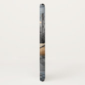 Niedlicher Foto Name Personalisiert Hundehund Case-Mate iPhone Hülle (Hinten/Links)