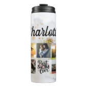 Niedlicher Fotocollage Mother-Keepake Thermosbecher (Vorderseite)