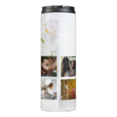 Niedlicher Fotocollage Mother-Keepake Thermosbecher (Rückseite)