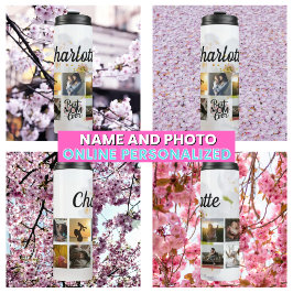 Niedlicher Fotocollage Mother-Keepake Thermosbecher