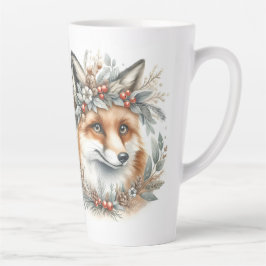 Niedlicher Fox-Blumenkranz Milchtasse