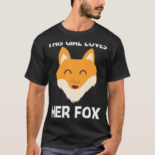 Niedlicher Fox für Mädchen Mama Besitzer von Säuge T-Shirt