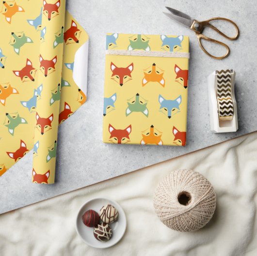 Niedlicher Fox Geschenkpapier (Kunsthandwerk)