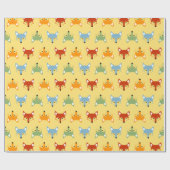 Niedlicher Fox Geschenkpapier (Flach)