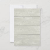 Niedlicher Fox hat das Foto im Winter aufgerissen Save The Date (Rückseite)