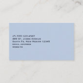 Niedlicher Fox hat das Foto im Winter aufgerissen Visitenkarte (Rückseite)