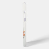 Niedlicher Fox mit Blume Paper Cutout Case-Mate iPhone Hülle (Rückseite / Links)