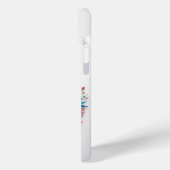 Niedlicher Fox mit Blume Paper Cutout Case-Mate iPhone Hülle (Rückseite / Links)