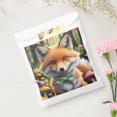 Niedlicher Fox mit einem grünen und rosa Bug Geschenktütchen (Versiegelt)