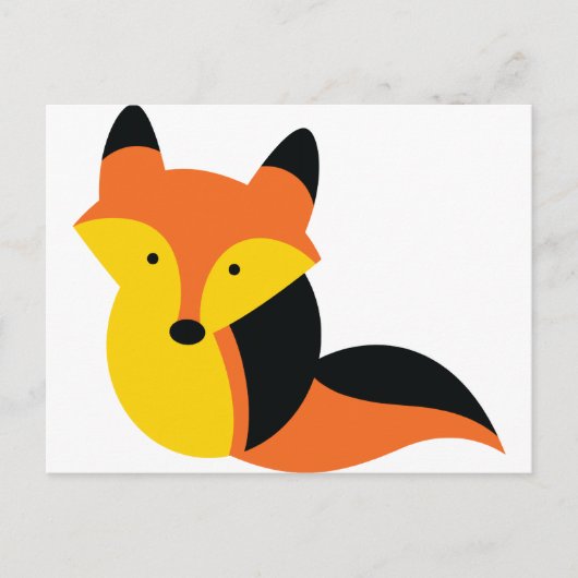 Niedlicher Fox Postkarte (Vorderseite)