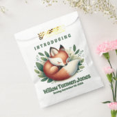 Niedlicher Fox-Schlaf in Blätter Kinderdusche Geschenktütchen (Versiegelt)