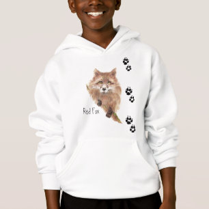 Niedlicher Fox spürt TierHoodie auf Hoodie