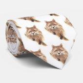 Niedlicher Fox, Tier, wild lebende Tiere, lustige Krawatte (Gerollt)