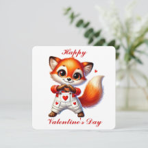 Niedlicher Fox - Valentinstag