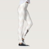 Niedlicher französische Bulldoggen-Welpe Leggings (Rechts)