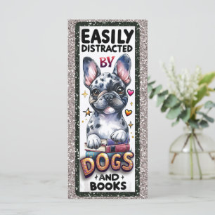 Niedlicher französischer Bulldog-Bookmarker