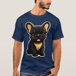 Niedlicher französischer Bulldog Frenchie Dog Love T-Shirt