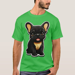 Niedlicher französischer Bulldog Frenchie Dog Love T-Shirt