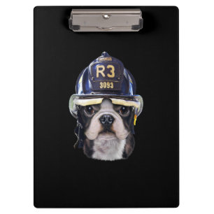 Niedlicher französischer Bulldog-Kampfhelm Klemmbrett