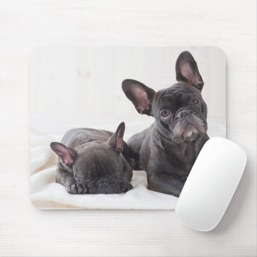 Niedlicher französischer Bulldog Mousepad (Mit Mouse)