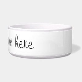 Niedlicher französischer Bulldog Napf