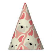 Niedlicher französischer Bulldog. Partyhütchen (Rechts)