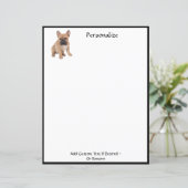 Niedlicher französischer Bulldog Pet Lover Persona (Stehend Vorderseite)