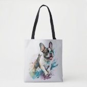 Niedlicher französischer Bulldog Tasche (Vorderseite)