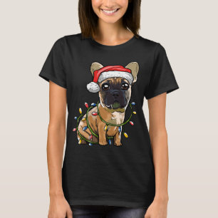 Niedlicher französischer Bulldog Weihnachtsbaum Li T-Shirt
