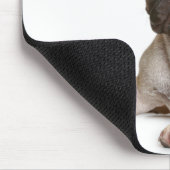 Niedlicher französischer Bulldog Welpe Hund Mousep Mousepad (Ecke)