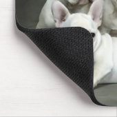 Niedlicher französischer Bulldog Welpe Hund Mousep Mousepad (Ecke)
