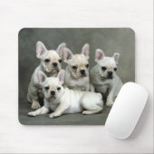 Niedlicher französischer Bulldog Welpe Hund Mousep Mousepad (Mit Mouse)