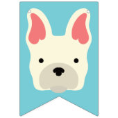 Niedlicher französischer Bulldog. Wimpelkette (Zweite Fahne)