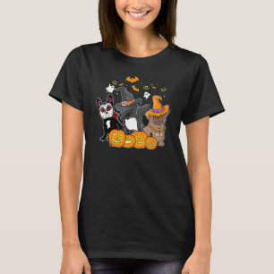 Niedlicher französischer Bulldog zu Halloween-Kost T-Shirt
