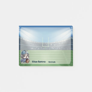 Niedlicher französischer Bulldogge-Quartett-Cartoo Post-it Klebezettel