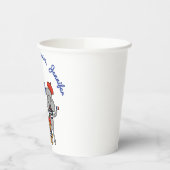 Niedlicher französischer Cartoon Tiere zum Geburts Pappbecher (Links)