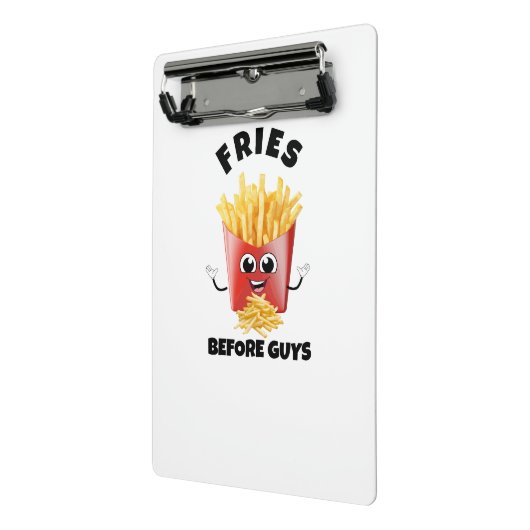 Niedlicher französischer Fries Cartoon Hoodie & T- Mini Klemmbrett (Gewinkelt2)